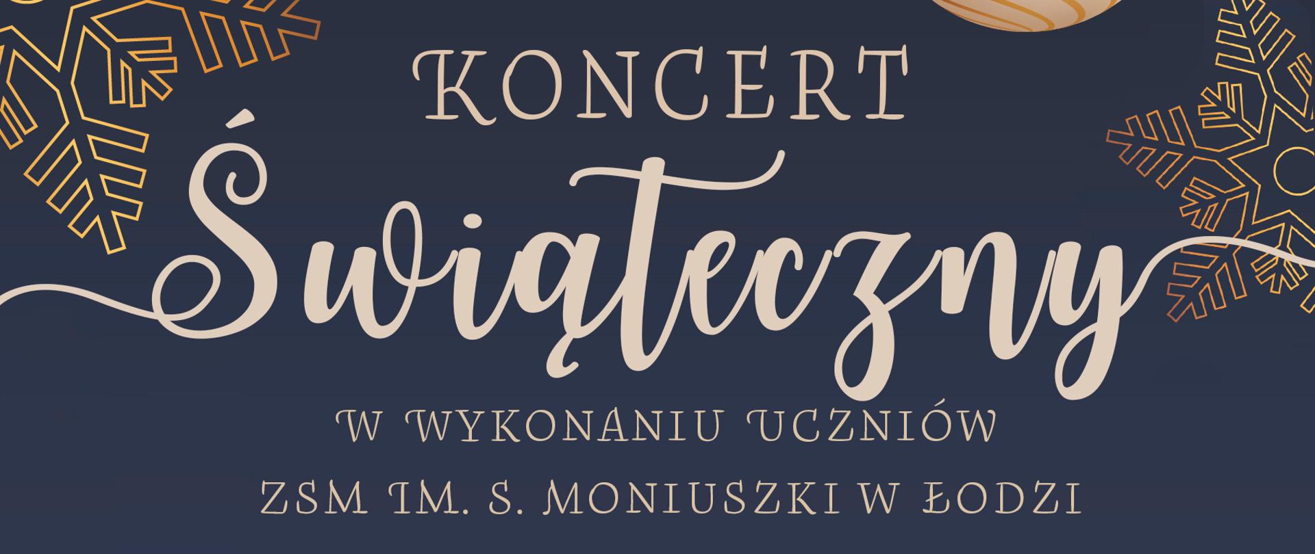 koncert świąteczny - plakat