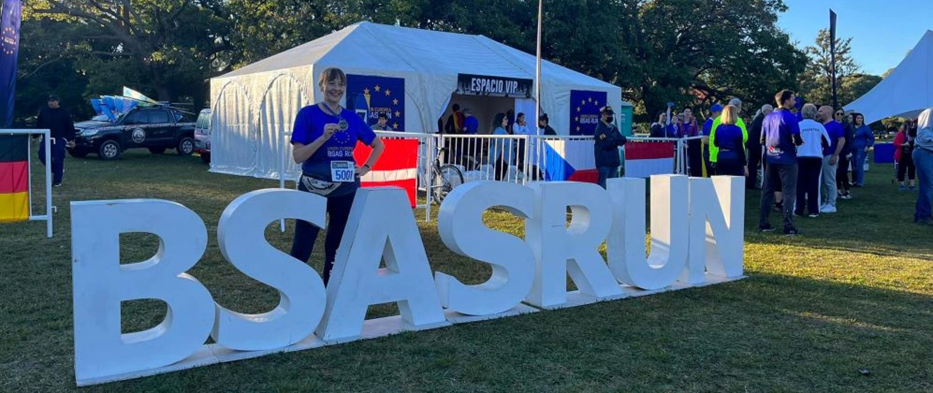 Aleksandra Piątkowska, Ambasador RP w Argentynie pobiła rekord życiowy w biegu na 2 kilometry. 