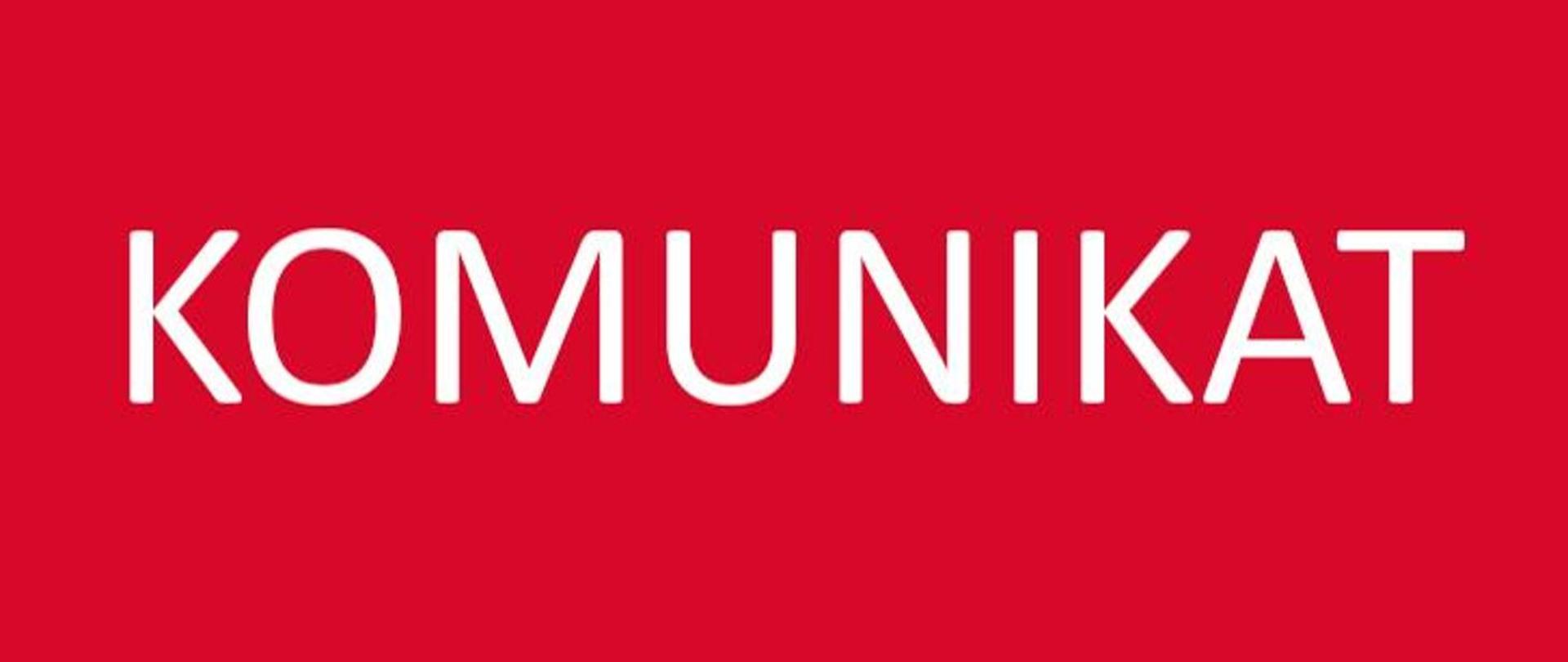Grafika "KOMUNIKAT"
