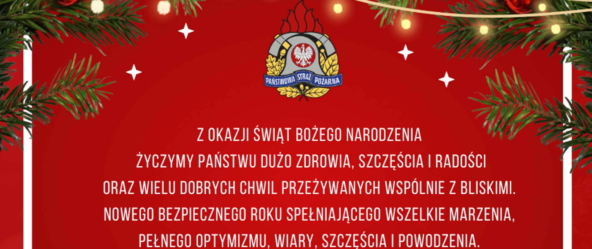 Kartka z życzeniami z okazji Świąt Bożego Narodzenia
