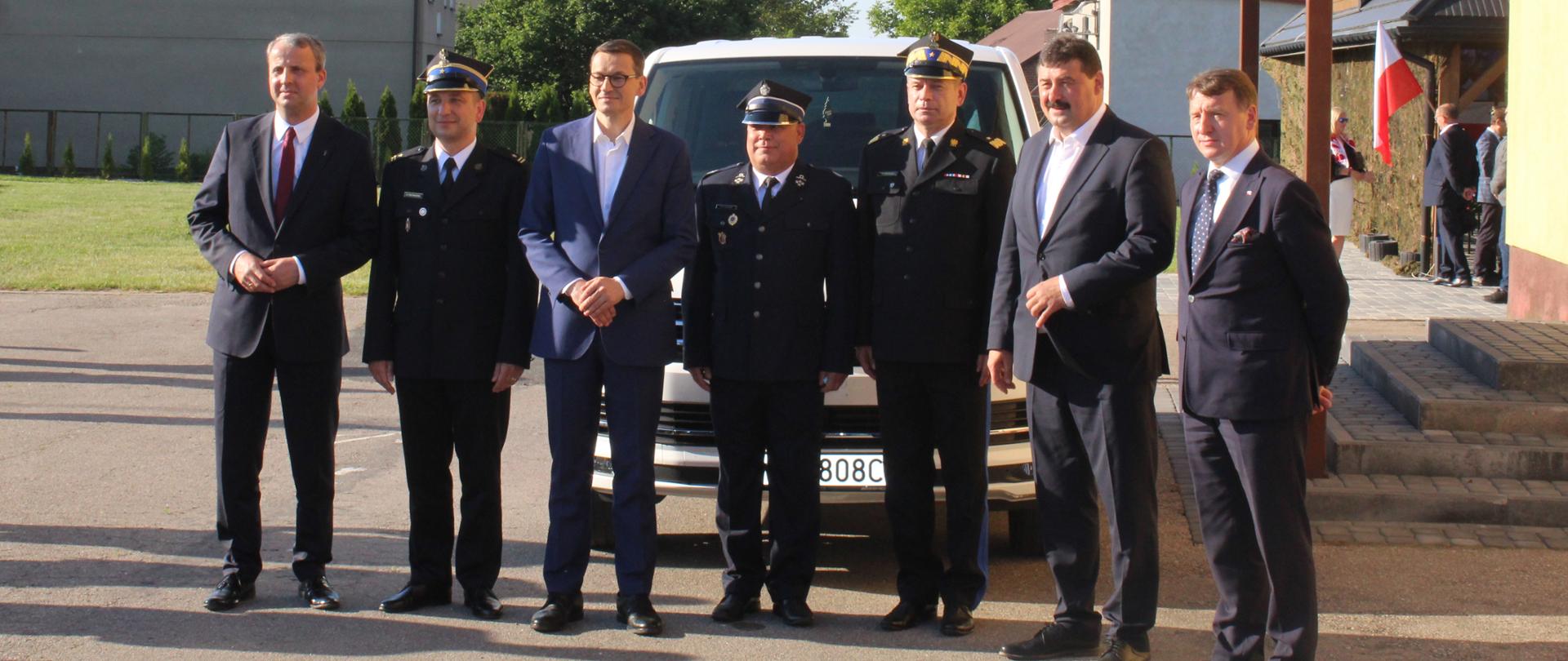 Wizyta Premiera w OSP Kowale Pańskie