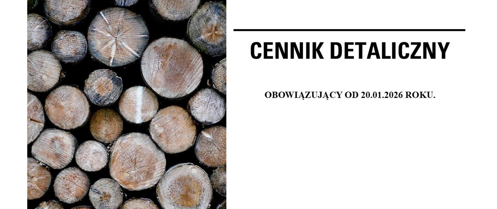 CENNIK DETALICZNY OD 20.01.2026 R.