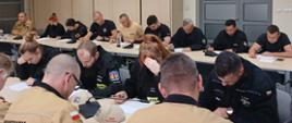 Szkolenie dowódców OSP w Komendzie Miejskiej PSP w Rybniku