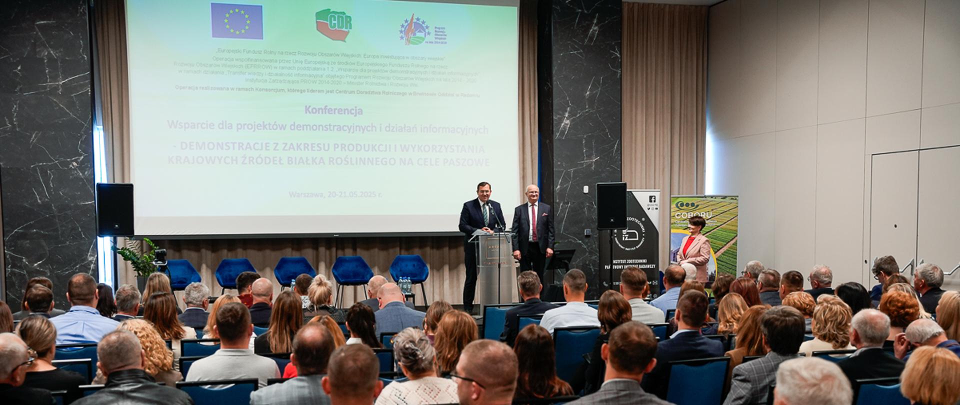 Wiceminister Stefan Krajewski otwiera konferencję (fot. MRiRW)