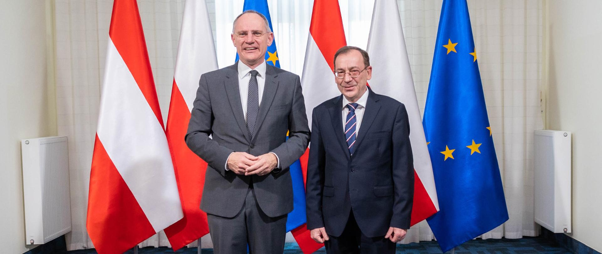 Minister Mariusz Kamiński and Minister of the Interior of Austria
