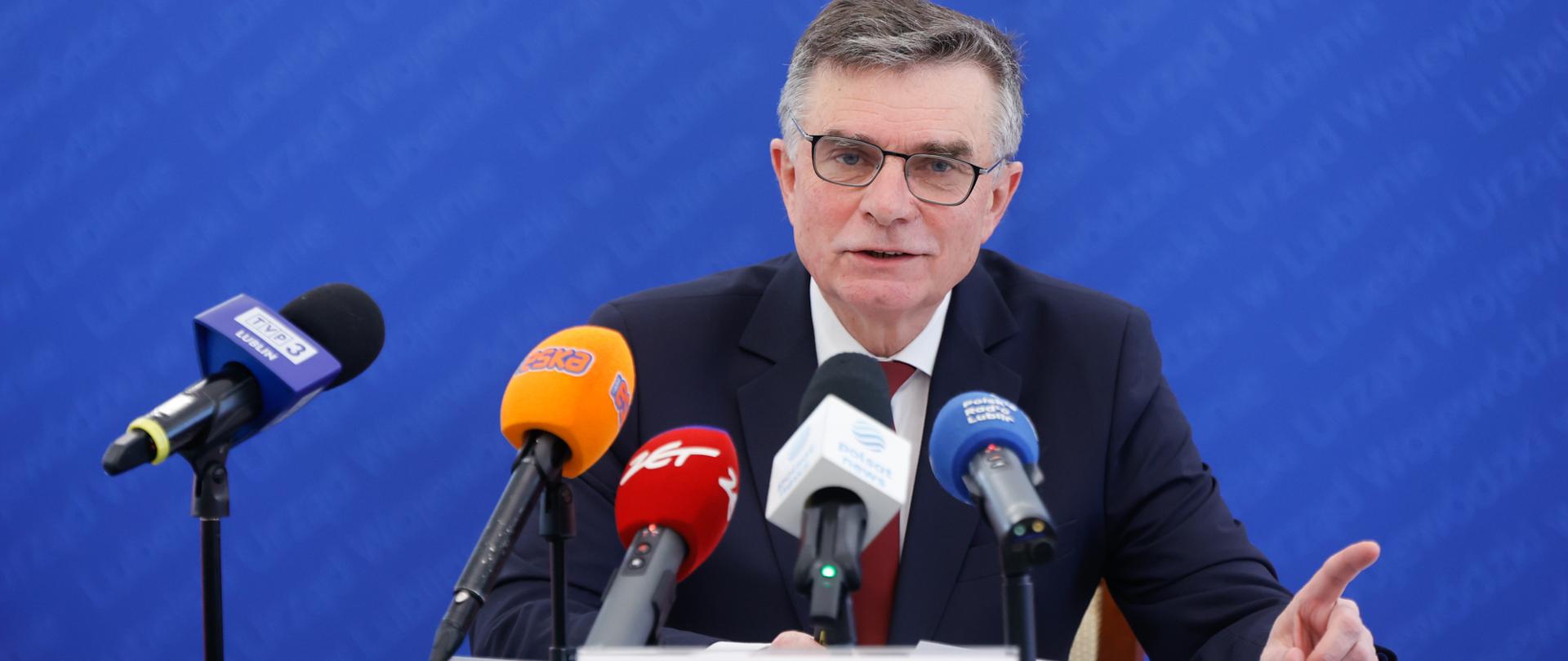 Problematyka zboża – konferencja prasowa wojewody lubelskiego 