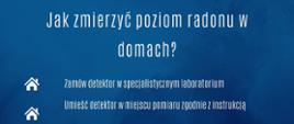 Metody pomiaru radonu w domach