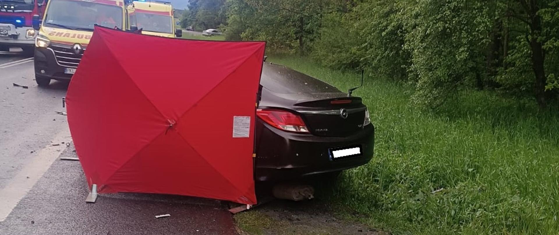 Śmiertelny wypadek na DK92 w miejscowości Dąbrowice Stare