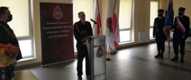 Uroczyste pożegnanie strażaka odchodzącego na zaopatrzenie emerytalne