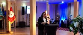 Wiceprezes Wód Polskich Magdalena Żmuda podczas jubileuszu 75-lecia PZW w Poznaniu