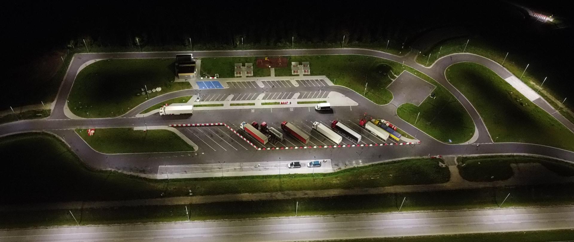 Kontrola ITD na MOP Szczutki