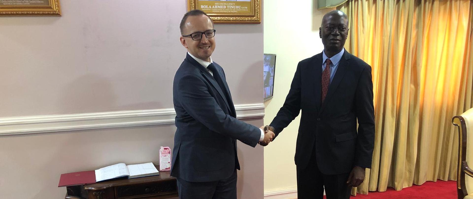 Meeting with the Ambassador of the Republic of Sierra Leone to Nigeria