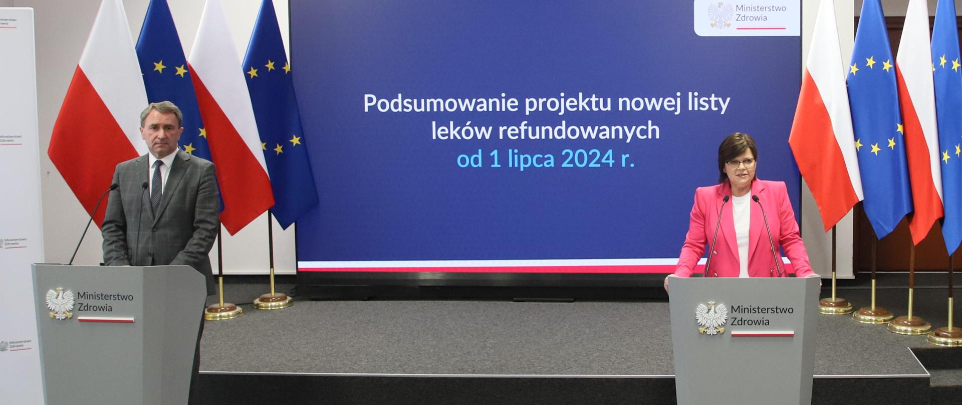 konferencja prasowa nt. lipcowej listy refundacyjnej