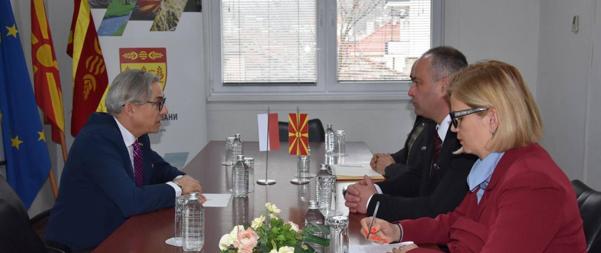 Spotkanie w Urzędzie Miasta Kočani.