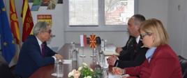 Chargé d'affaires a.i. Mariusz Brymora spotkał się z burmistrzem Kočani Vladko Grozdanovem.