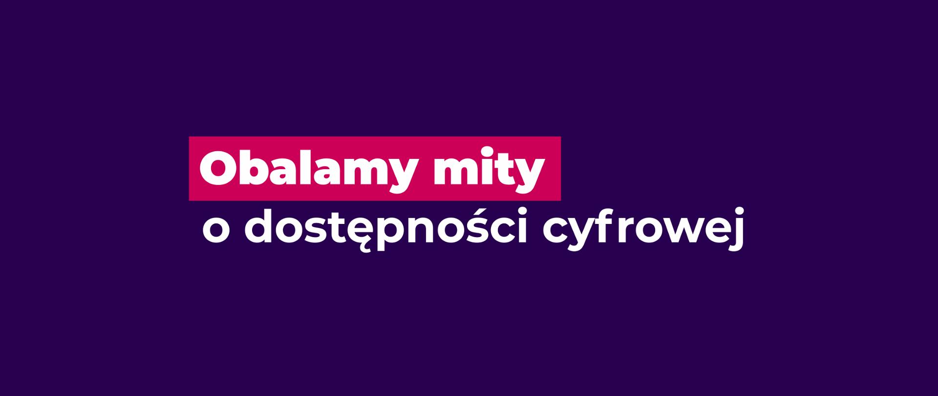 Obalamy Mity o dostępności cyfrowej