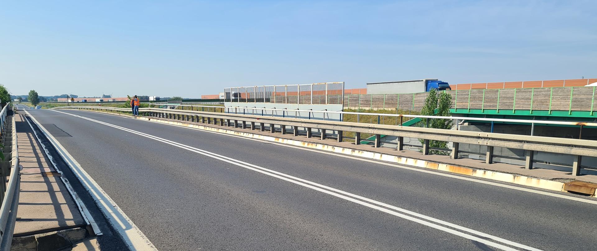 Obecny wiadukt w Raciążku w ciągu DK91