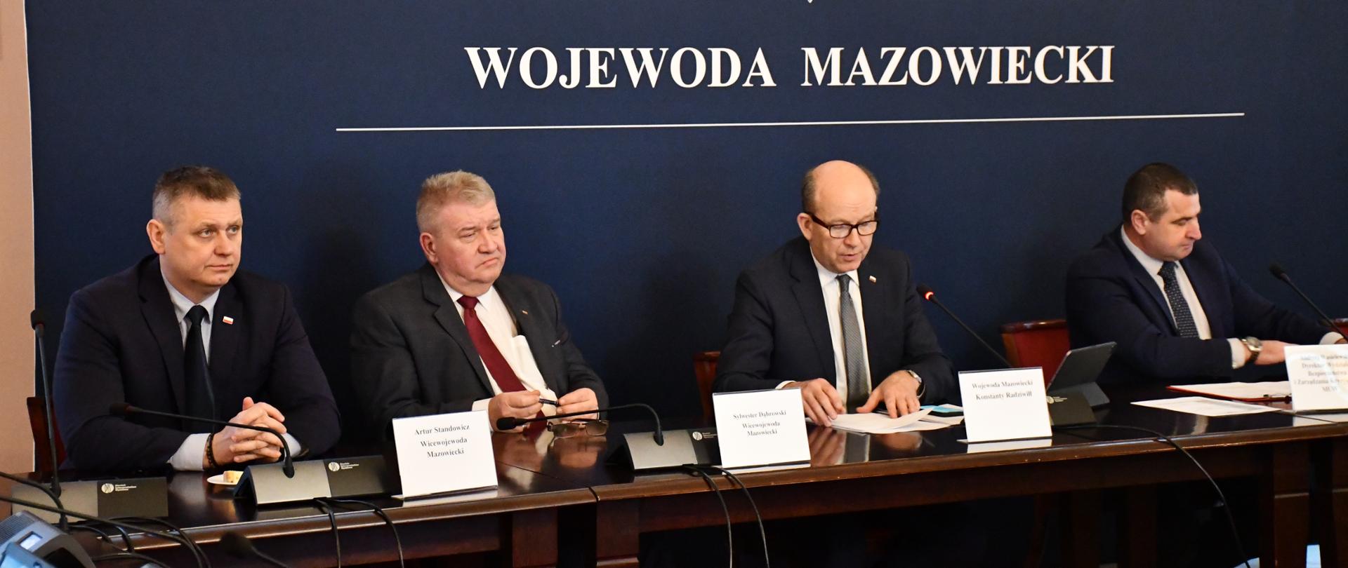 Posiedzenie Mazowieckiego Wojewódzkiego Zespołu Zarządzania Kryzysowego dotyczące wysoce zjadliwej grypy ptaków