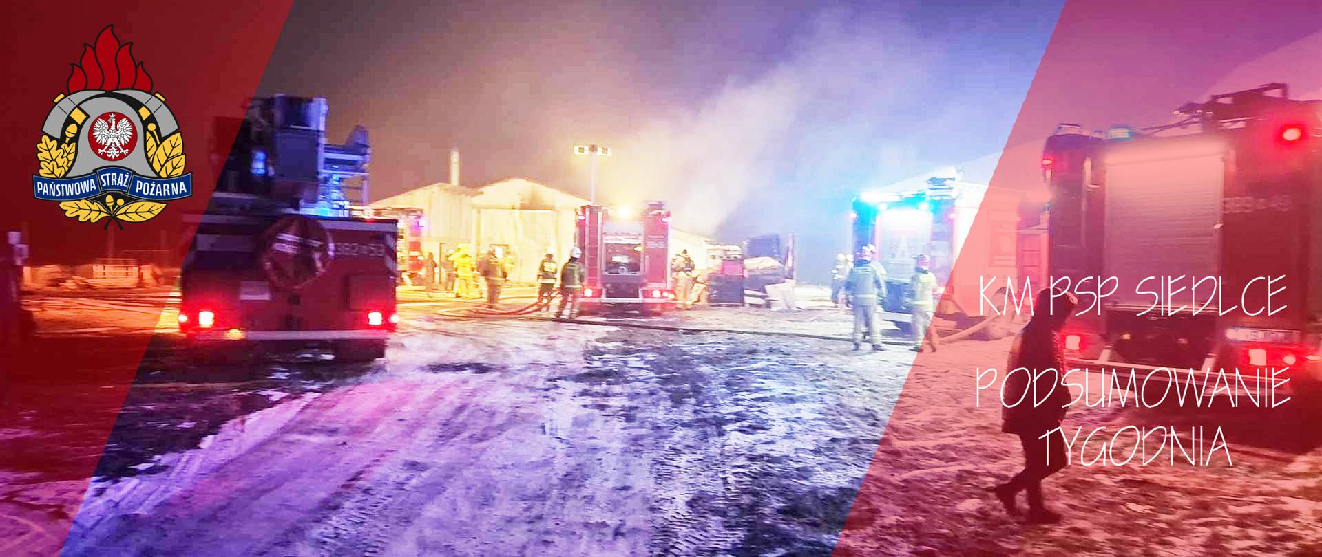  Podsumowanie Tygodnia - Komenda Miejska Państwowej Straży Pożarnej w Siedlcach 