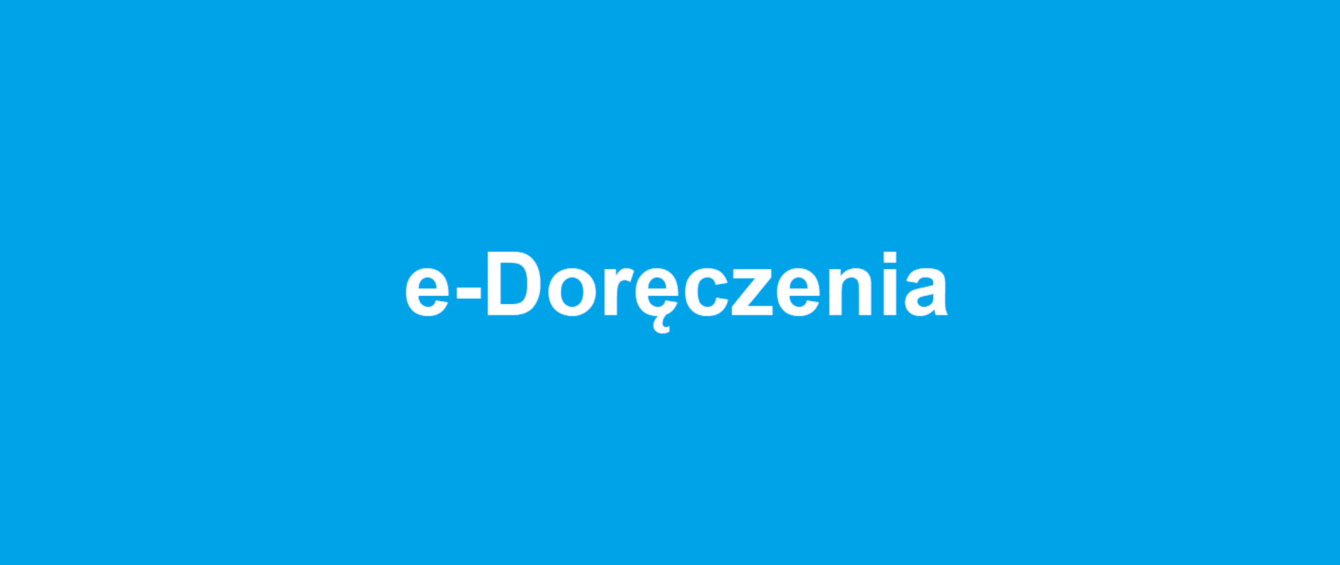 e-Doręczenia