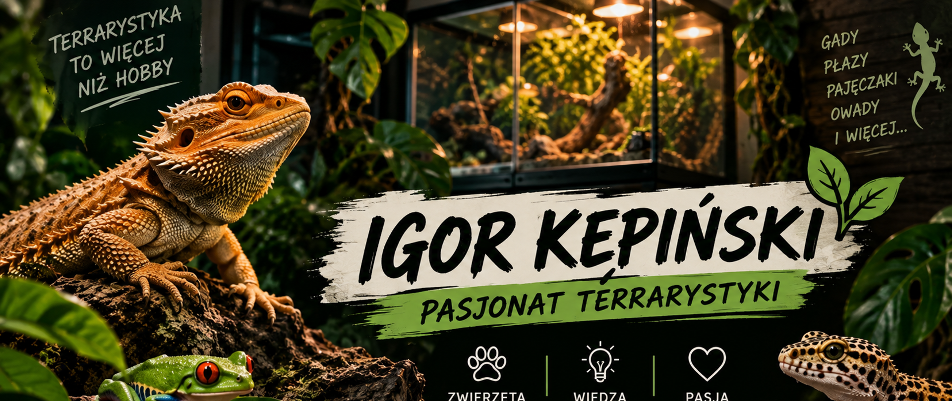  Igor Kępiński - pasjonat terrarystyki