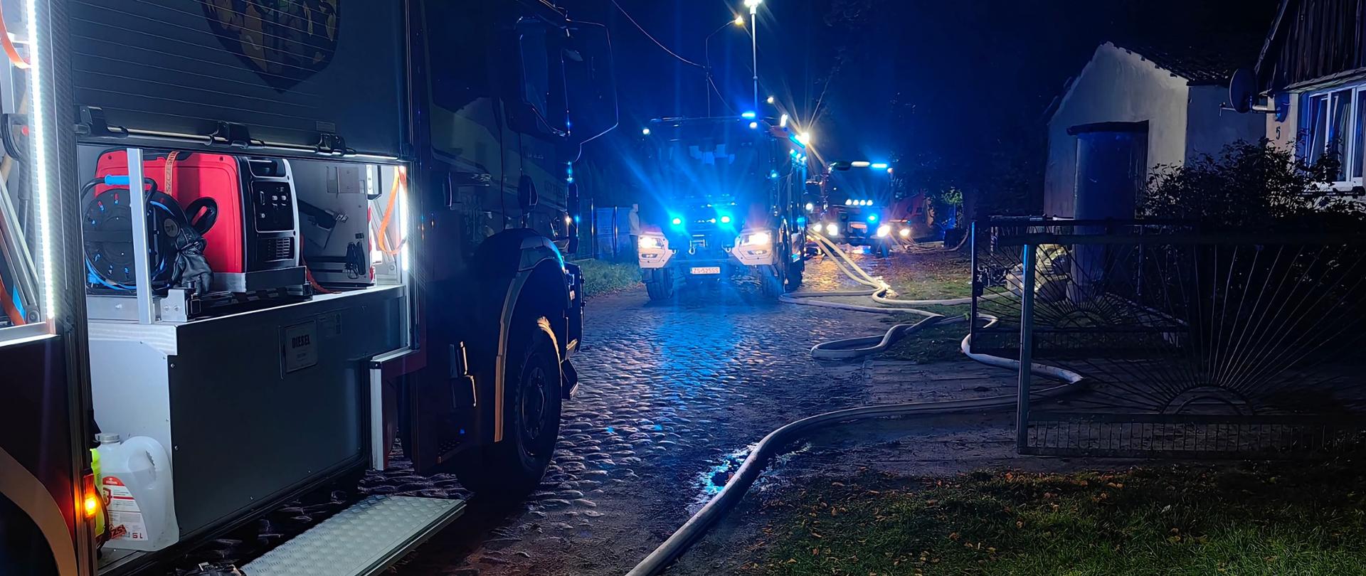 Pożar budynku gospodarczego w Półchlebiu