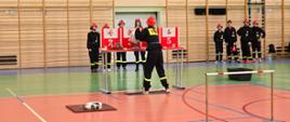 Halowe młodzieżowe zawody sportowo-pożarnicze w powiecie działdowskim