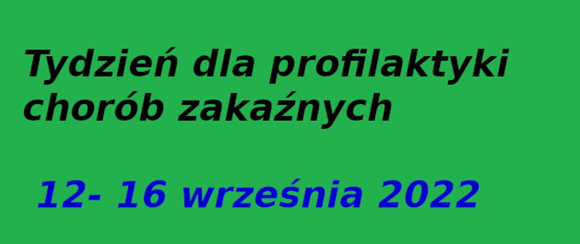 Tydzień dla profilaktyki chorób zakaźnych