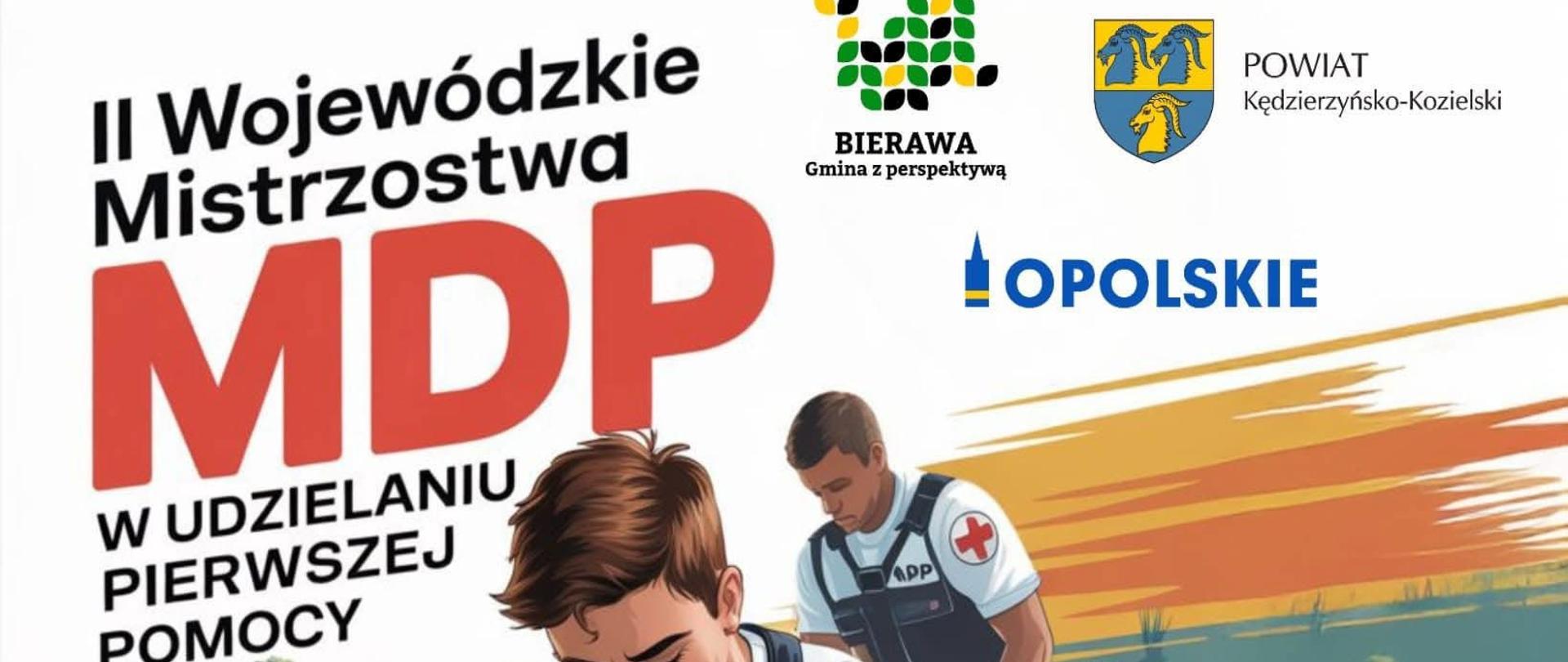 Na zdjęciu znajduje się plakat od mistrzostwach województwa MDP w KPP