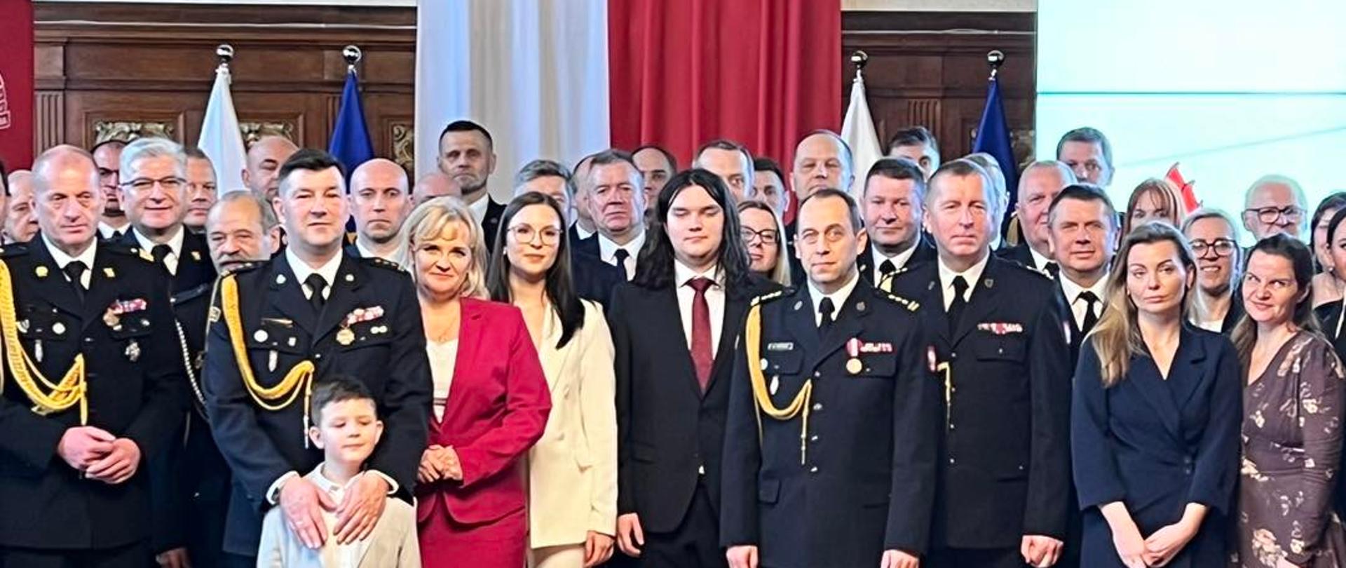 pożegnania ze służbą i odejście na zaopatrzenie emerytalne st. bryg. Marka Popławskiego