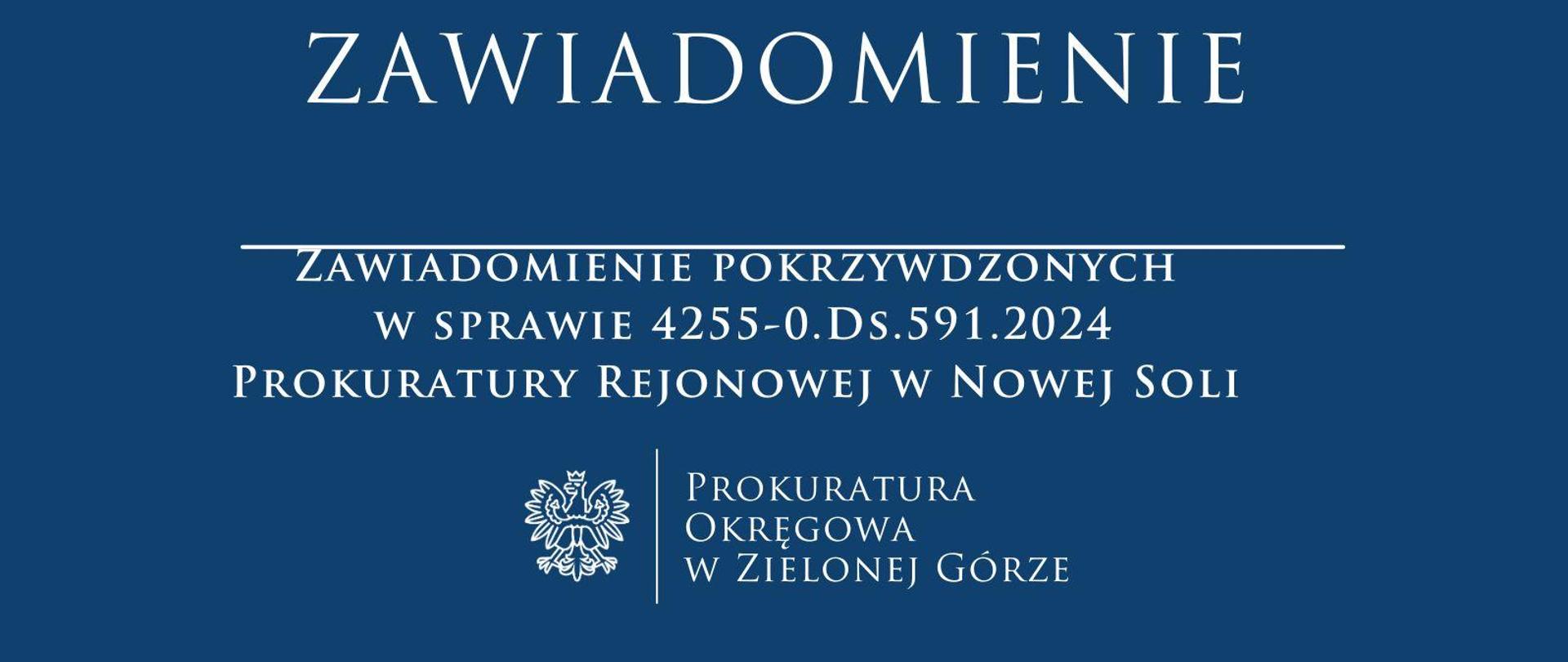 Zawiadomienie pokrzywdzonych o umorzeniu śledztwa 
