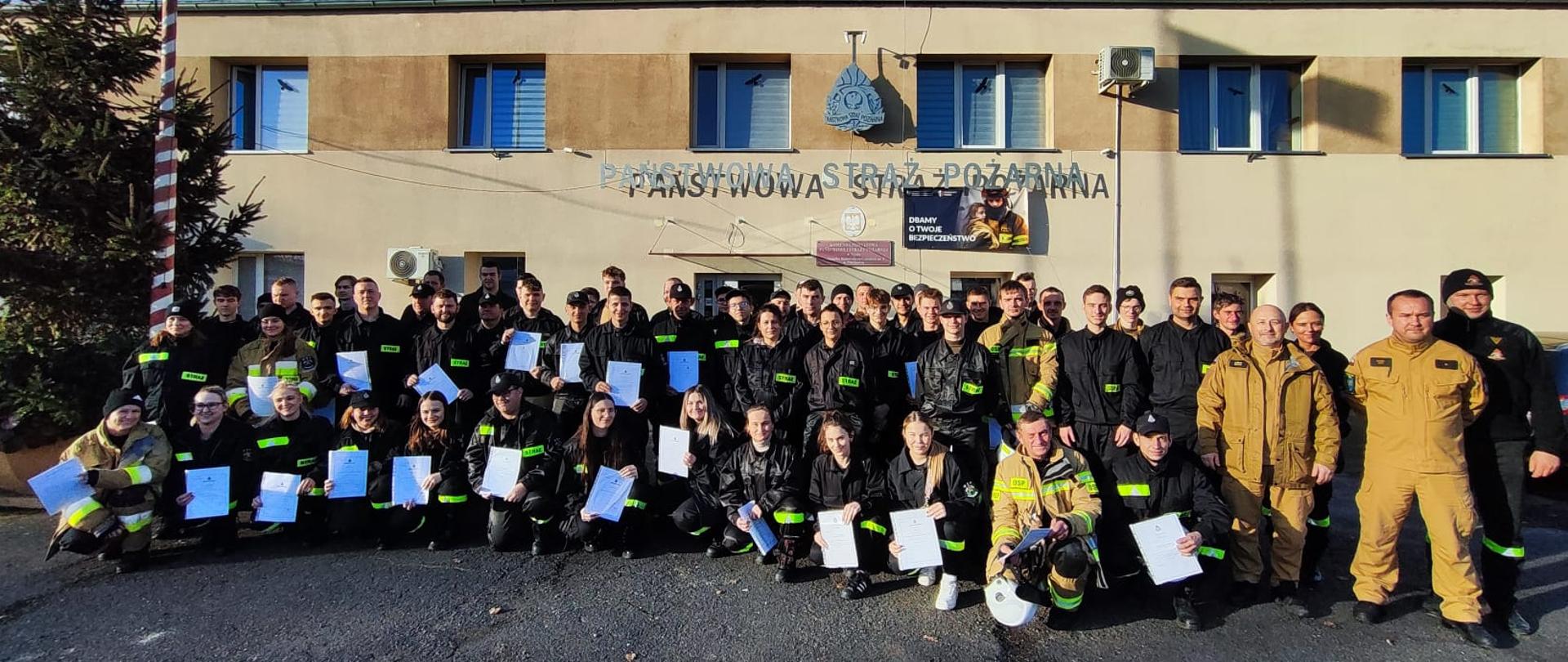 Szkolenia strażaków OSP w KP PSP Nysa - 2023 rok.