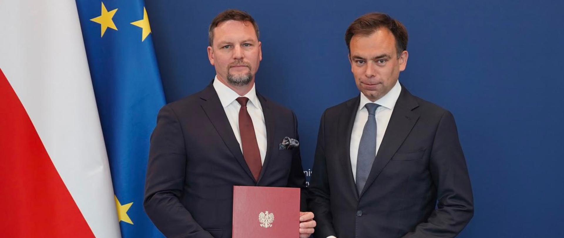 Od lewej: Robert Wiktorski, GINB i Andrzej Domański, Minister finansów i gospodarki