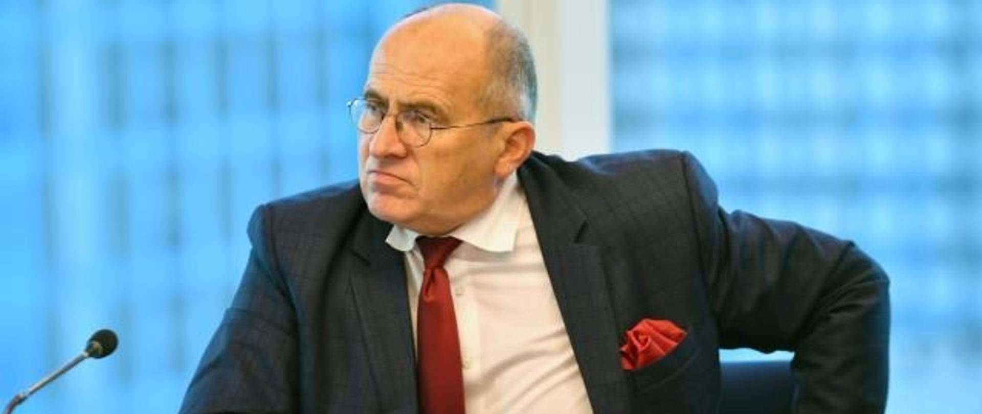 Minister Zbigniew Rau podczas nieformalnego spotkania ministrów spraw zagranicznych