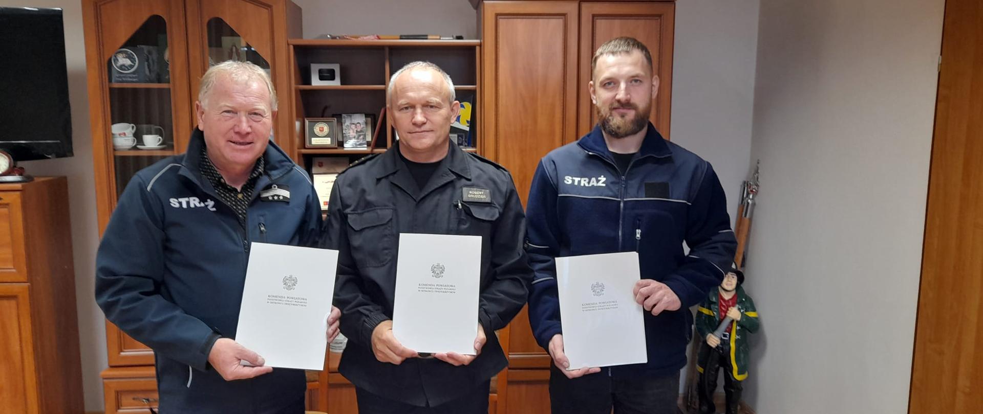 Podpisanie porozumienia dotyczącego OSP Momina