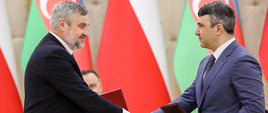 Ministrowie rolnictwa Polski i Azerbejdżanu fot. Jakub Szymczuk KPRP