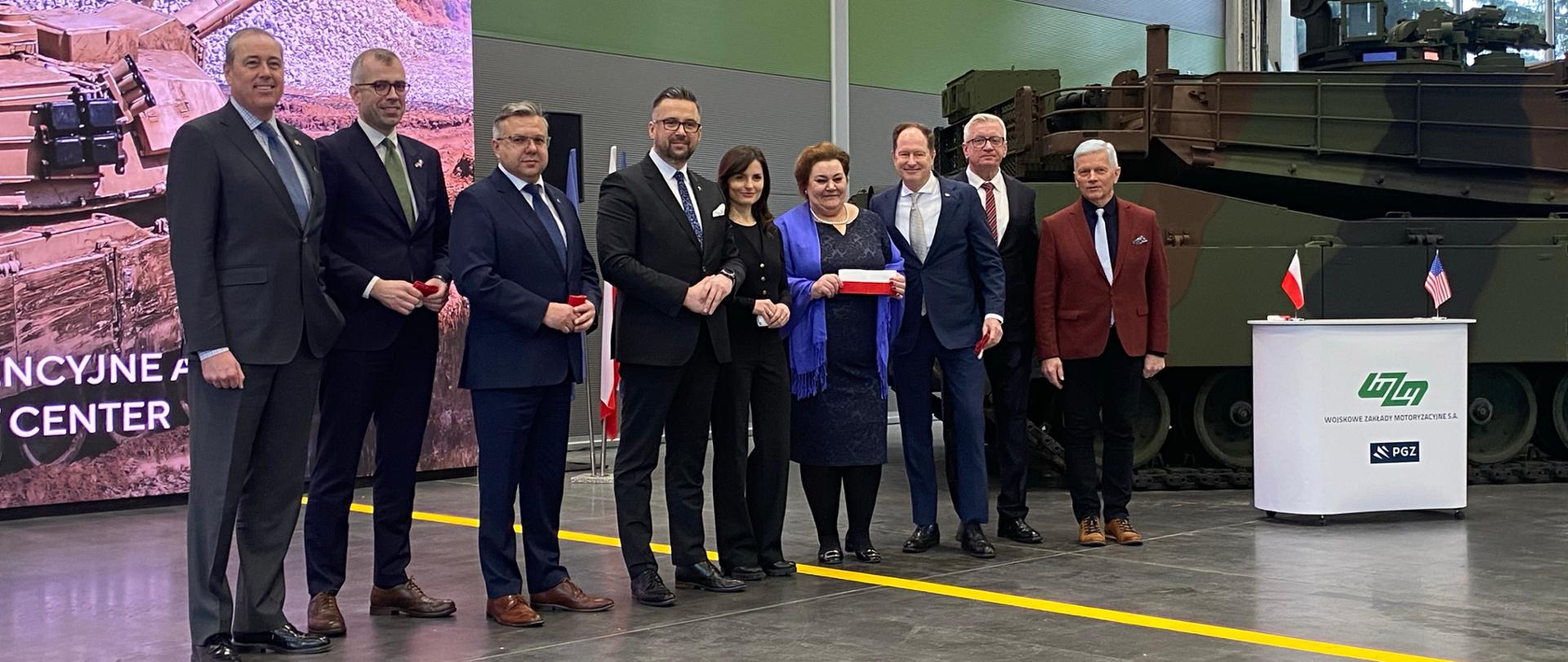 Otwarcie Regionalnego Centrum Kompetencyjnego czołgów Abrams w Poznaniu