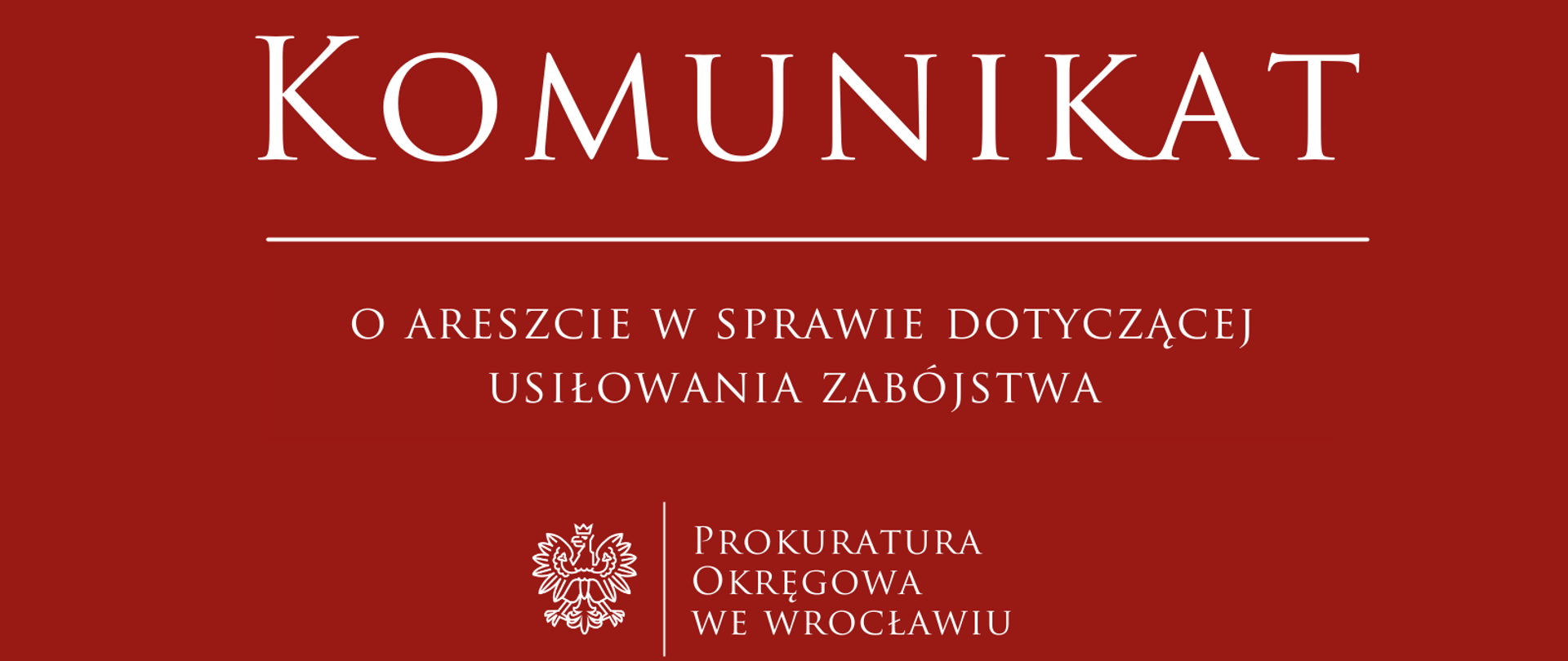 Tymczasowe aresztowanie w sprawie Prokuratury Rejonowej w Oleśnicy