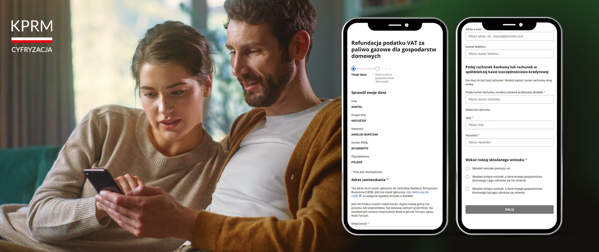 Ogrzewasz dom gazem? W aplikacji mObywatel złożysz wniosek o refundację podatku VAT