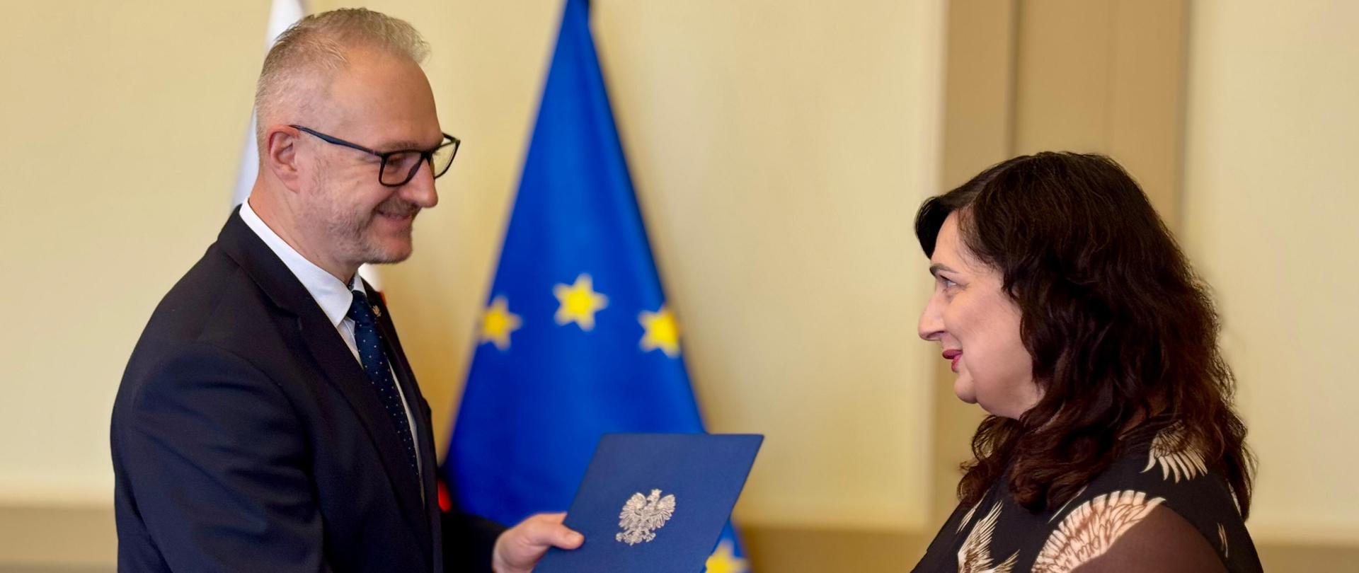 Wojewoda Radosław Król i Pani mgr Katarzyna Rychcik