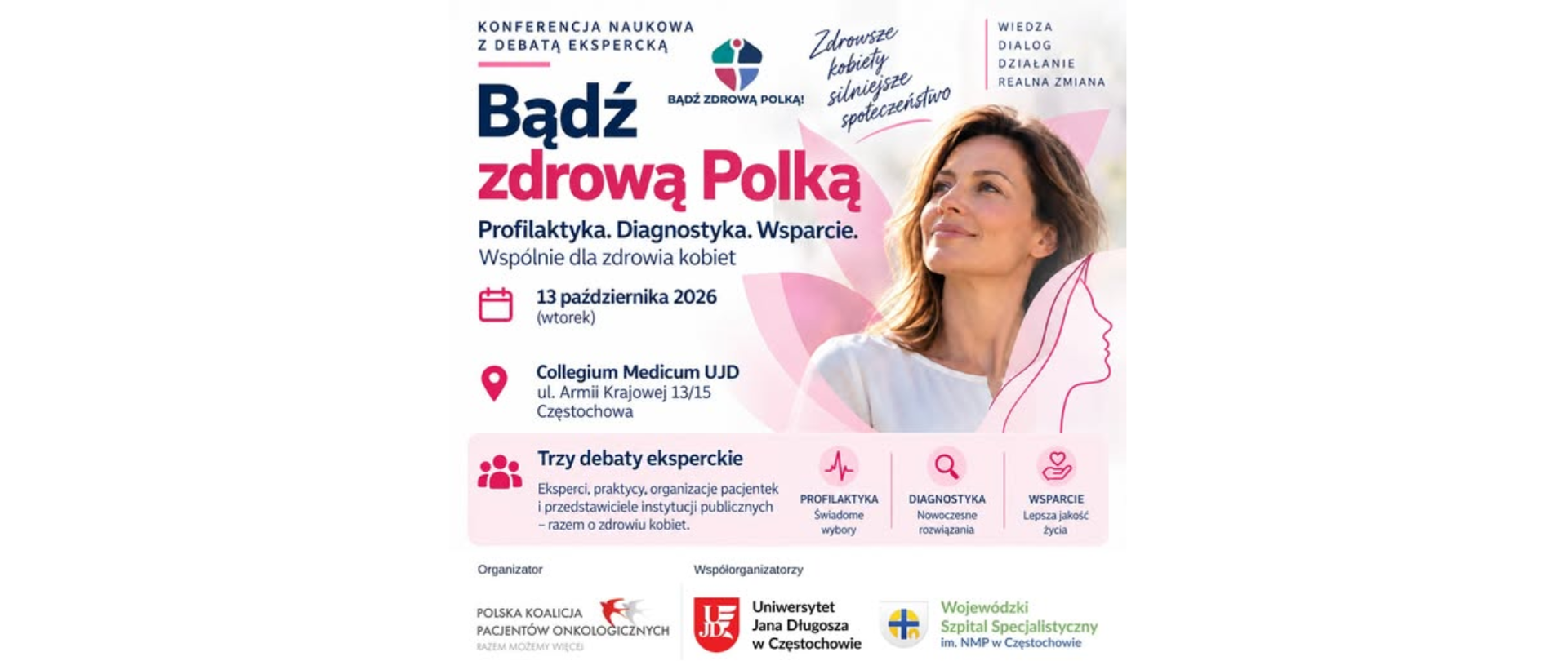 Konferencja naukowa z debatą ekspercką ,,Bądź zdrową Polką"
