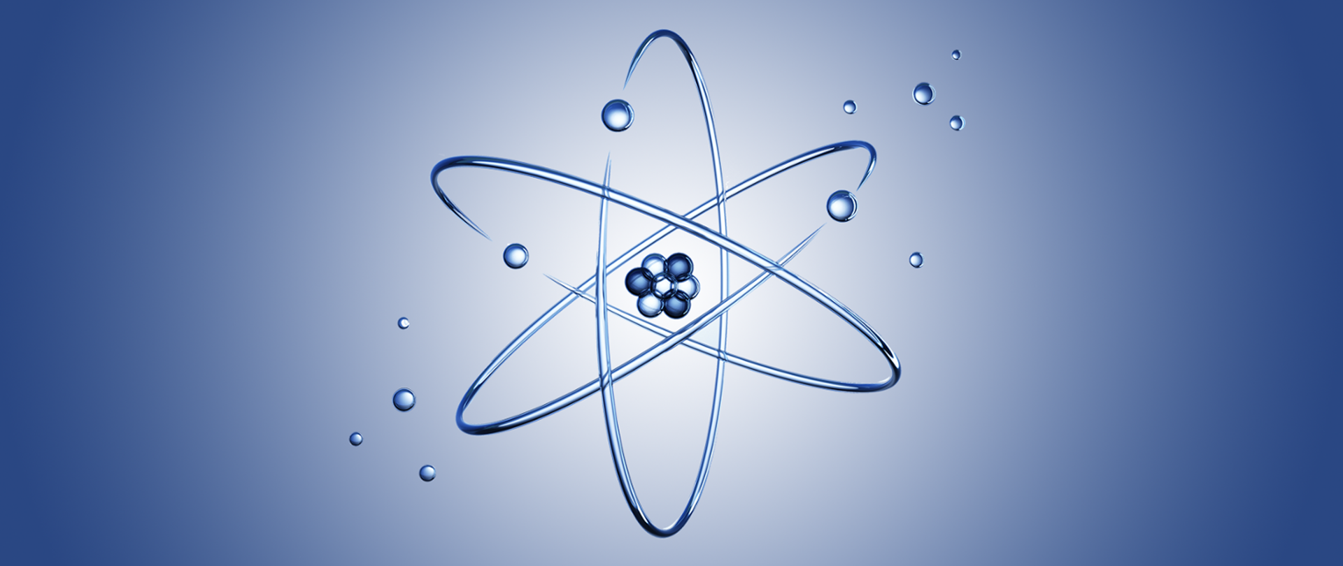 Grafika przedstawiająca jądro atomowe
