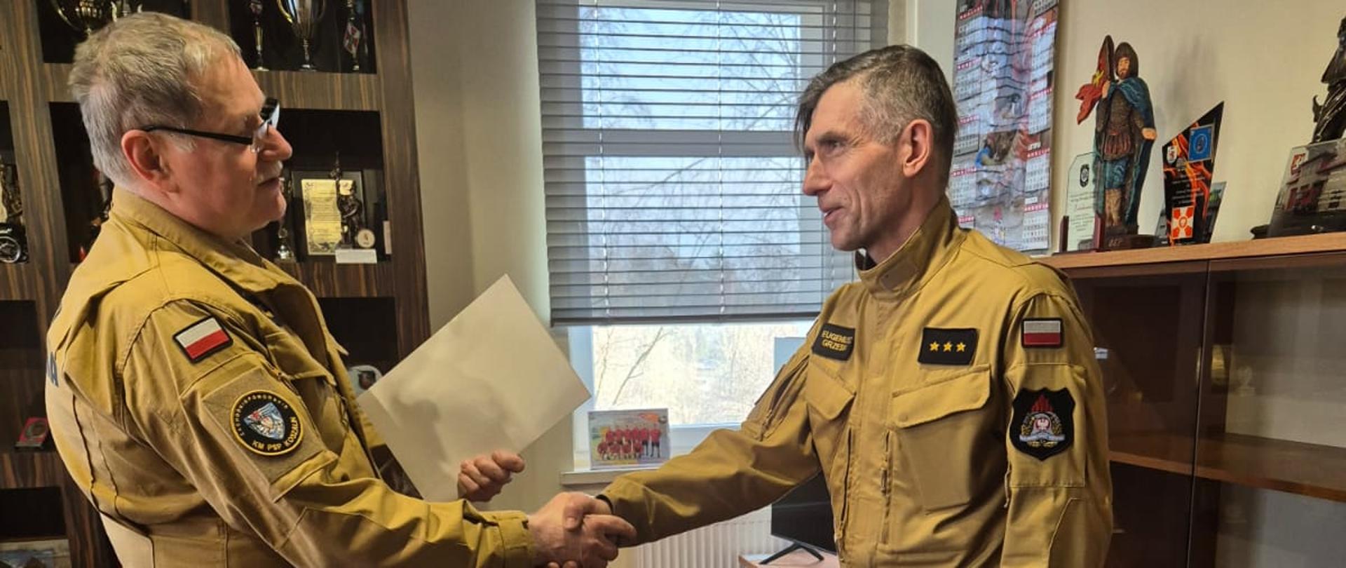 35 lat pracy zawodowej asp. sztab. Eugeniusza Grzesika