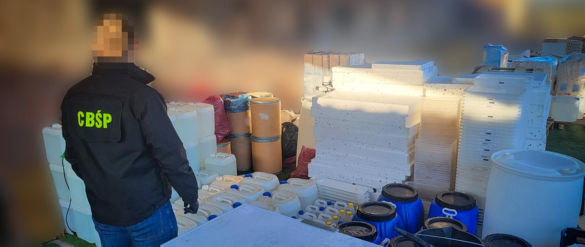 Śląski pion PZ PK dorowadził do likwidacji laboratorium produkującego narkotyki