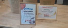 Sportowe rozgrywki szkolne - podziękowanie dla szkoły