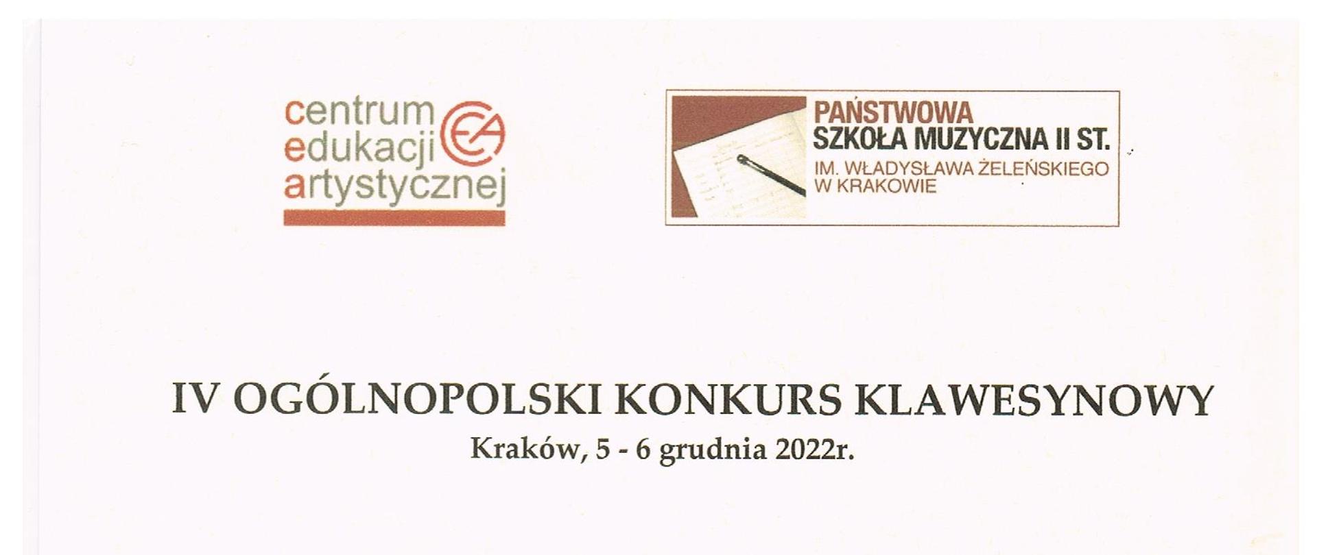 Dyplom:
Na górze strony umieszczono logo Centrum Edukacji Artystycznej i Państwowej Szkoły Muzycznej im.W. Żeleńskiego w Krakowie
Poniżej: V Ogólnopolski Konkurs Klawesynowy , Kraków, 5-6.12.2022r. - III Nagroda w grupie III - Estera Laskowska - SM IIst. im.F.Chopina w Gdańsku-Wrzeszczu nauczyciel prof. dr hab. Małgorzata Skotnicka.
Poniżej podpisy jury.

