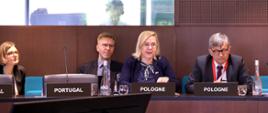 Minister Anna Moskwa podczas posiedzenia Rady Zarządzającej MAE