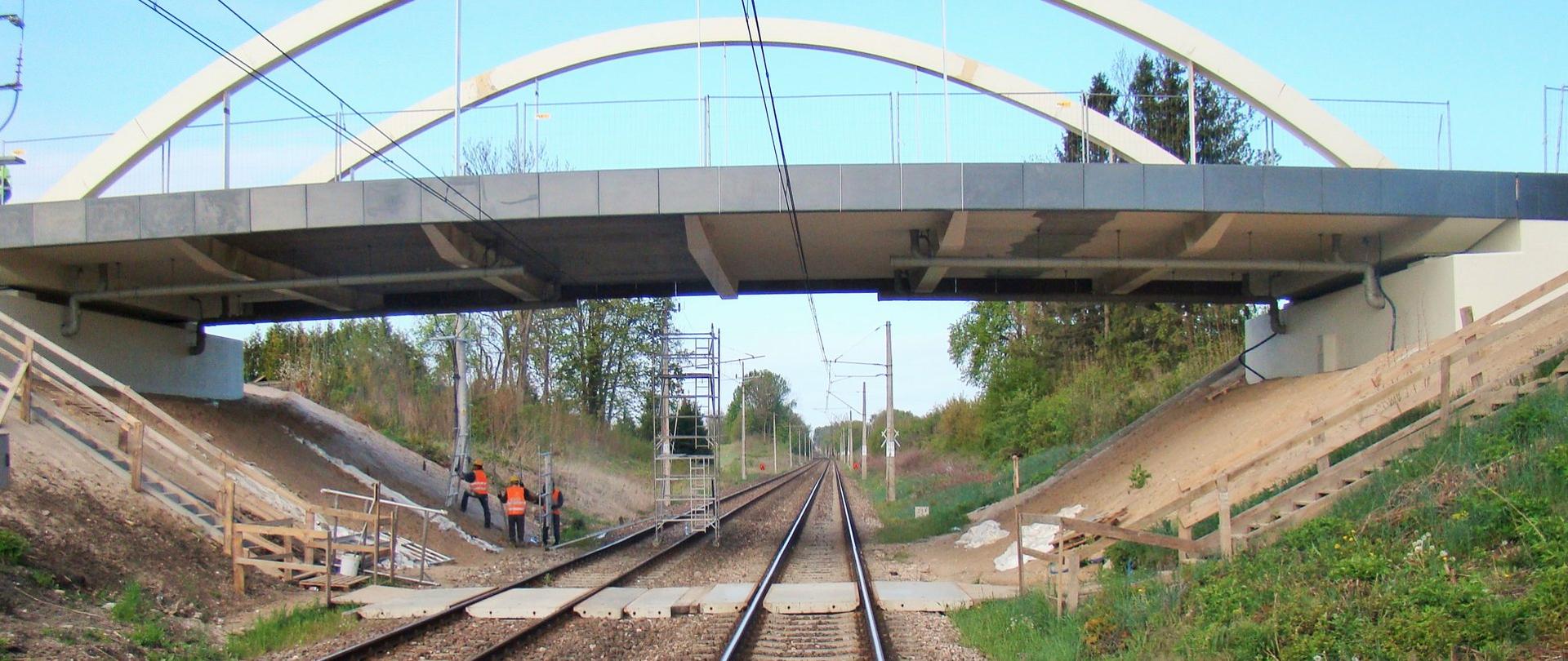 zdjęcie budowy przystanku kolejowego