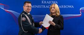 Dyrektor IAS w Białymstoku wręcza akt powołania na stanowisko Naczelnika US w Bielsku Podlaskim