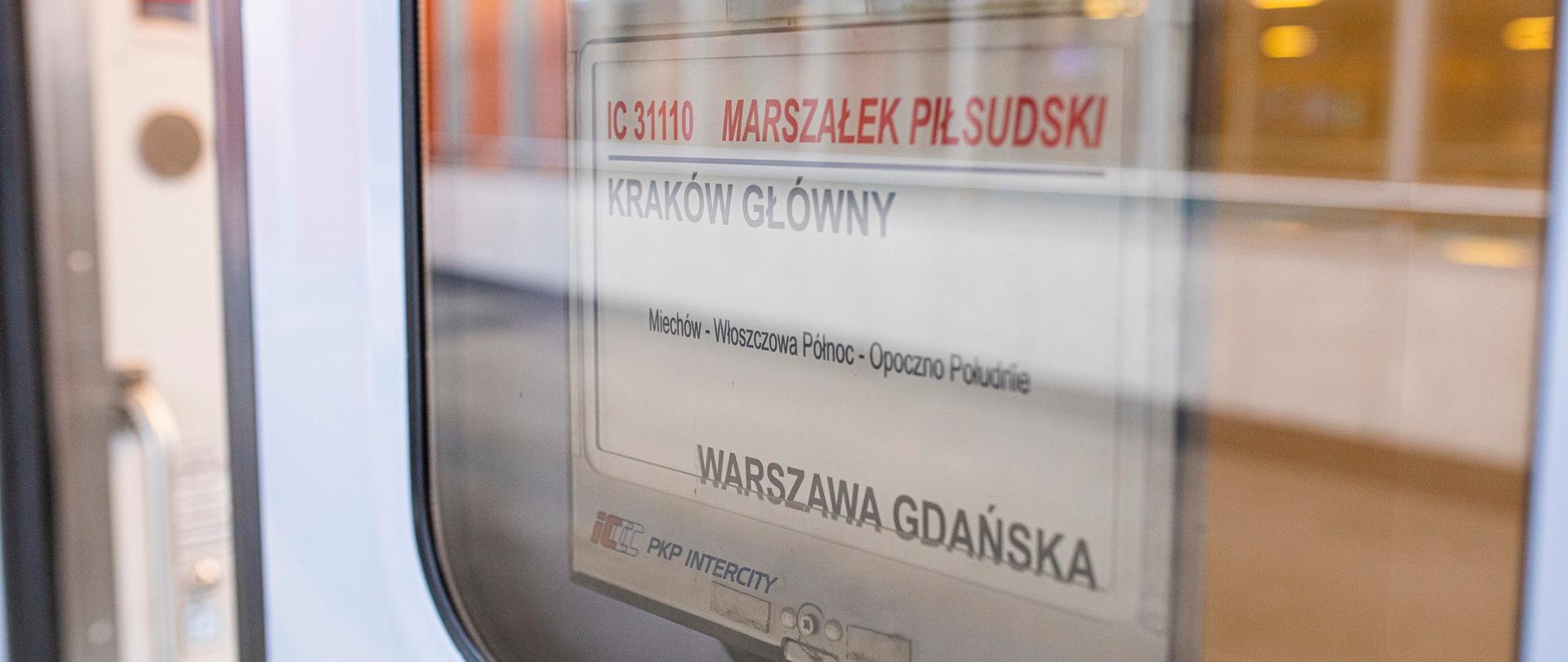 Pociąg PKP Intercity nazwany na cześć Józefa Piłsudskiego